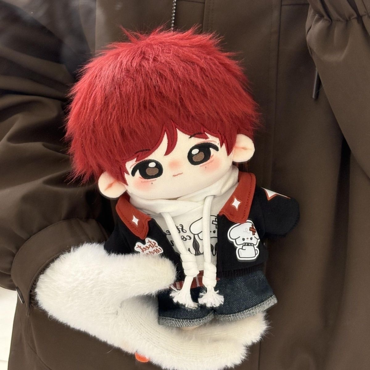Anime Cosplay With Red Hair - Nouvelle Poupée en Coton de 20
