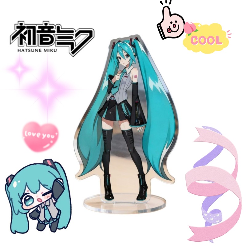 Anime Cosplay Characters - Figurine Hatsune Miku en acrylique de