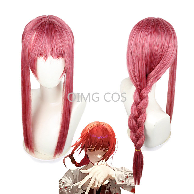Anime Cosplay Makima - Anime tronçonneuse homme Makima Cosplay perruque