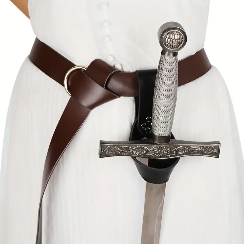 Anime Cosplay Sword - Ceinture de cosplay en cuir rétro