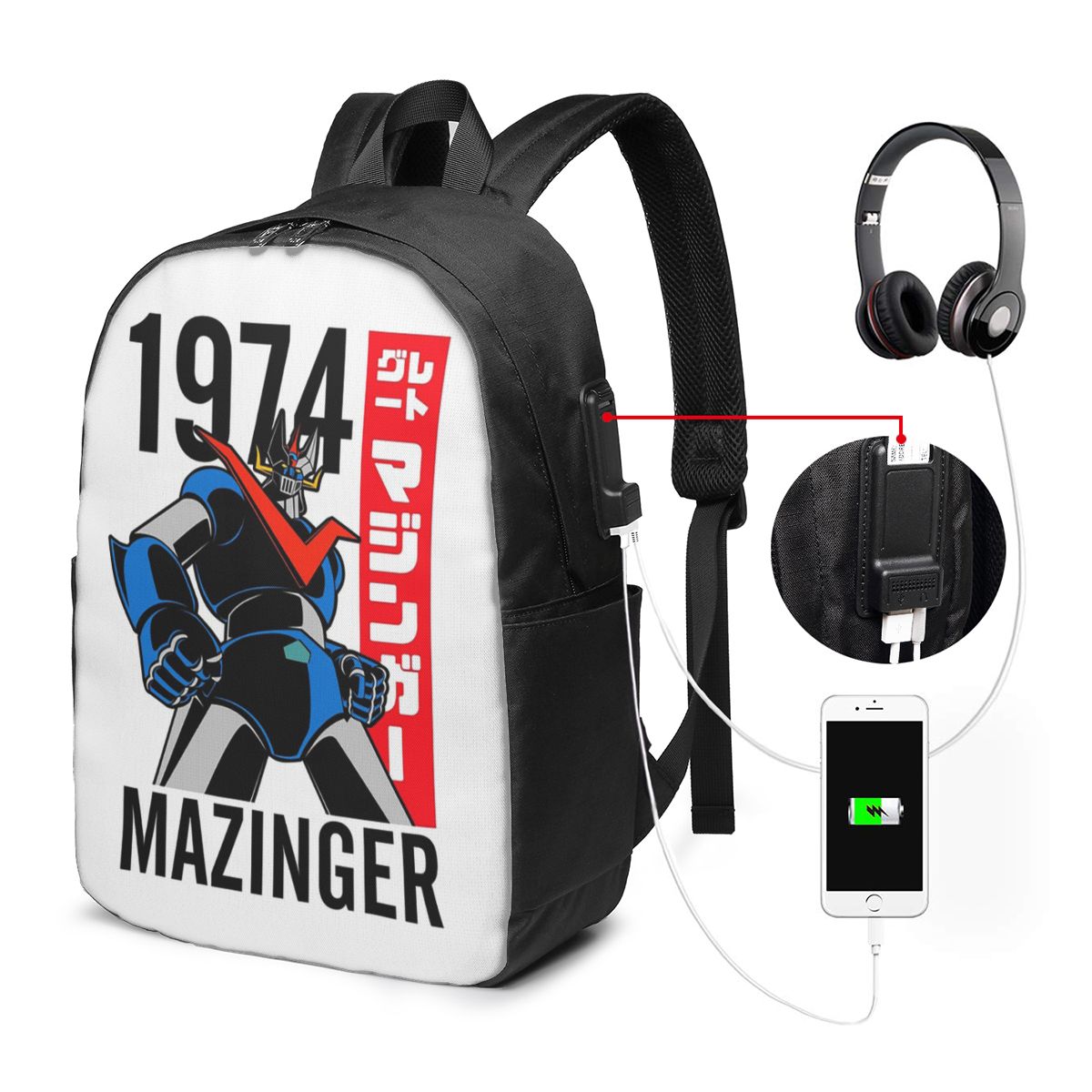 Anime & Cosplay Expo Acx 2025 - Sac à dos Mazinger Z Mad