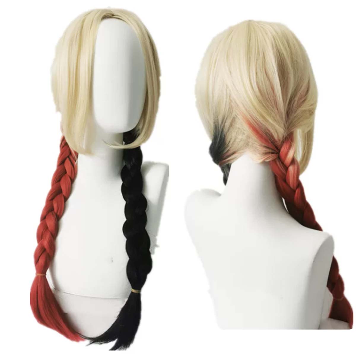Anime Cosplay With Red Hair - Perruque de Cosplay Quinn pour femmes,