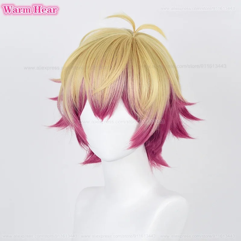 Anime Cosplay With Red Hair - d;4'v\6.h/ Alexis Ness Perruque Synthétique Courte