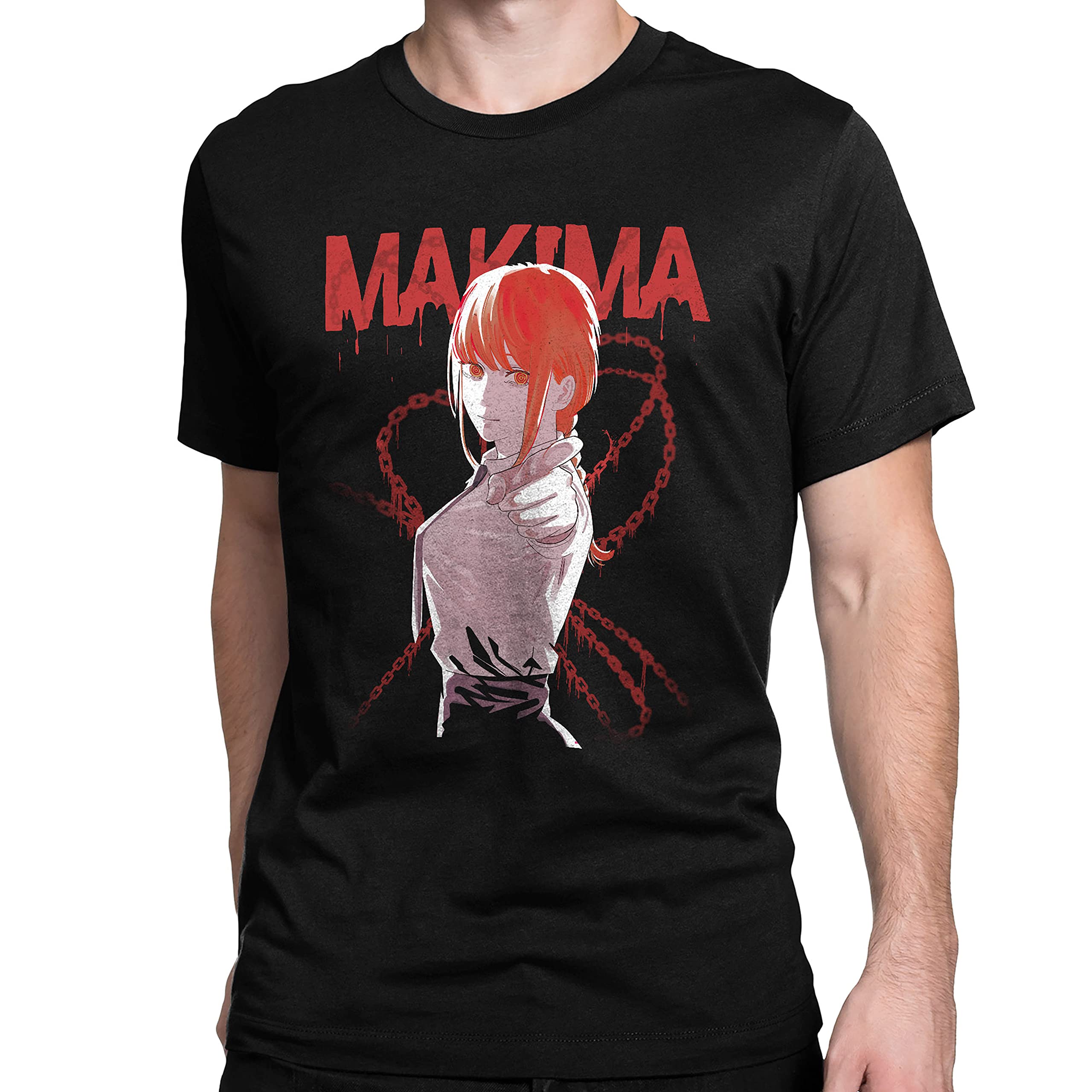 T-shirt imprimé Chainsaw Man M - Anime Cosplay Makima avis et prix