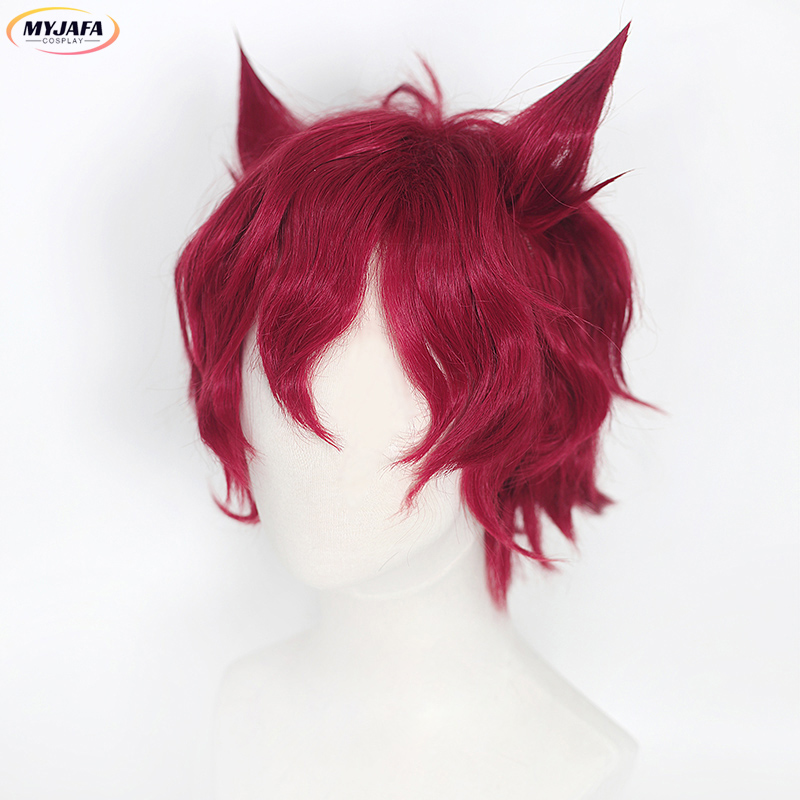 Sett Cosplay perruque jeu LOL  - Anime Cosplay With Red Hair avis et prix