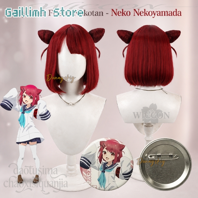 Perruques rouges synthétiques  - Anime Cosplay With Red Hair avis et prix
