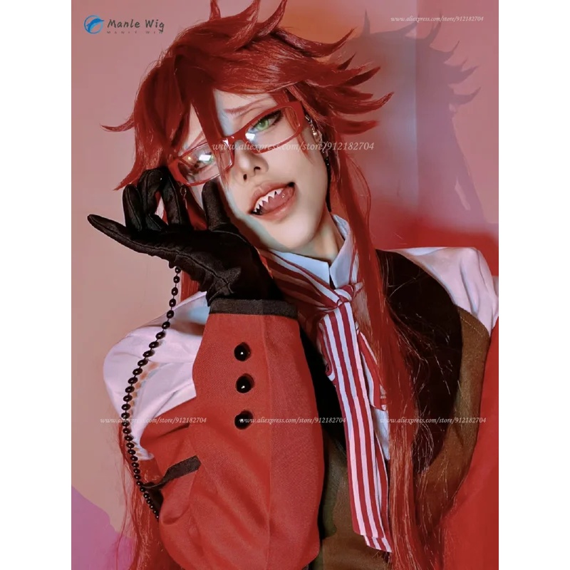 z;3,d'5,g\7/Grelle Sutcliff An - Anime Cosplay With Red Hair avis et prix